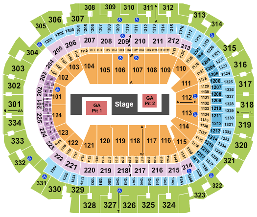 American Airlines Center Dallas Seating Chart