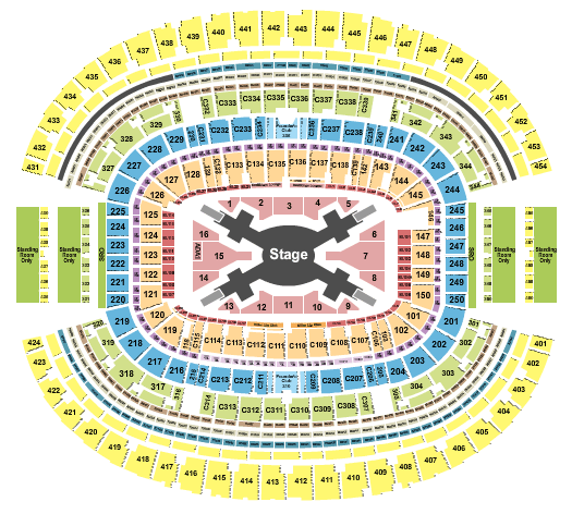 AT&T Stadium Dallas Seating Chart